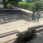 Vigas de acero armadas en el taller de HFL – HFL Ingeniería y Arquitectura