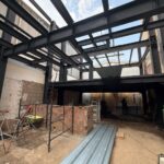 Cerchas cubierta estructura metalica – estructura metálica Restaurante Salvaje, Cali – HFL Ingeniería y Arquitectura