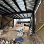 Cubierta instalada perspectiva – estructura metálica Restaurante Salvaje, Cali – HFL Ingeniería y Arquitectura